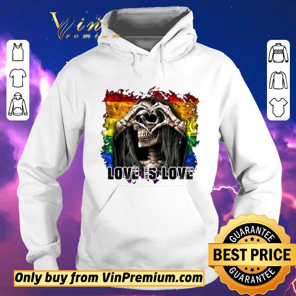 d8abf5ec premium love is love skull lgbt shirt sweater 4 - Premium Love Is Love Skull LGBT shirt sweater