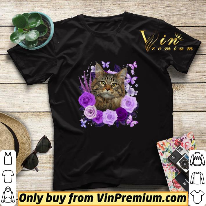 da40dc04 purple rose maine coon cat shirt sweater 4 - Purple Rose Maine Coon Cat shirt sweater