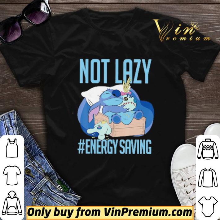 Stitch and Lilo Sleeping not Lazy #Enegy saving shirt sweater