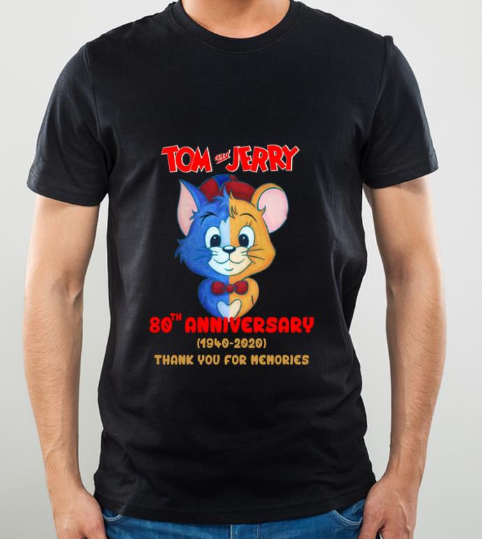 dfe2f94c premium tom and jerry 80th anniversary 1940 2020 shirt 4 - Premium Tom And Jerry 80th Anniversary 1940-2020 shirt