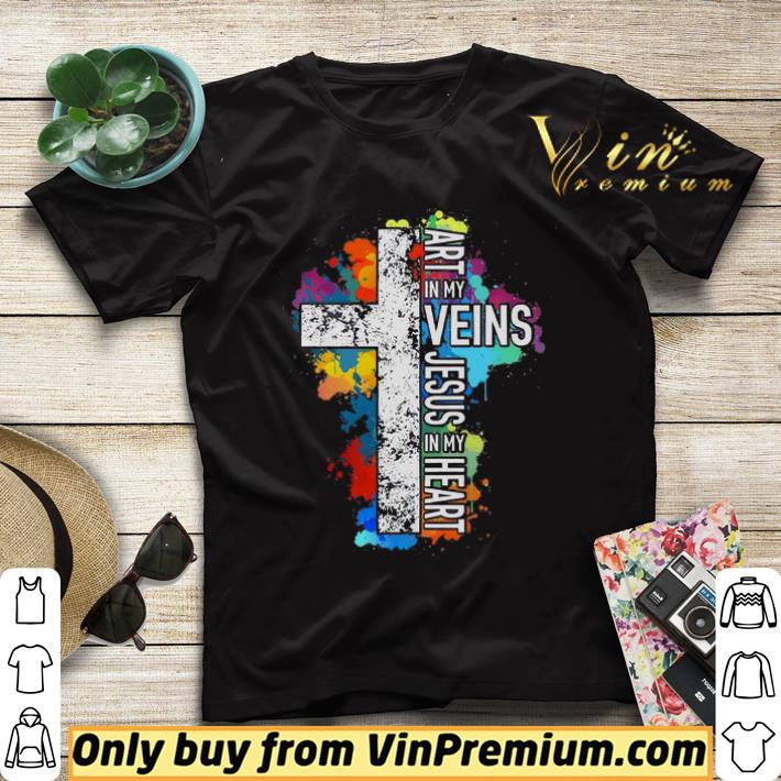 e093ab64 art in my veins jesus in my heart shirt sweater 4 - Art In My Veins Jesus In My Heart shirt sweater