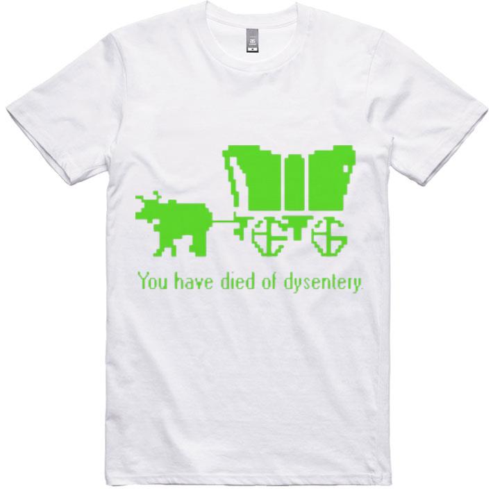 Nice You Have Died Of Dysentery shirt