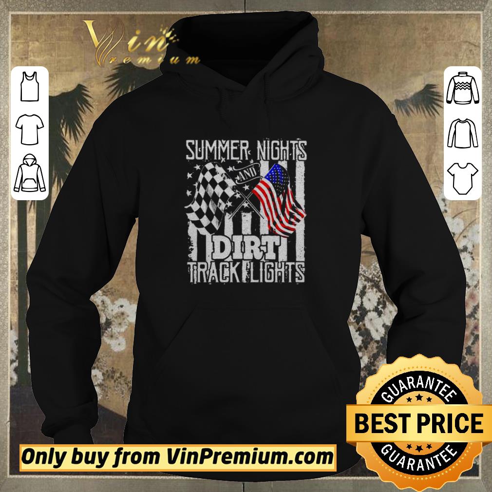 ed69c857 awesome summer nights dirt track light shirt sweater 4 - Awesome Summer Nights dirt track light shirt sweater