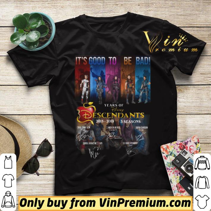 It’s Good To Be Bad Years Of Disney Descendants Signatures-recovered shirt sweater f5597670 it s good to be bad years of disney descendants signatures recovered shirt sweater 4 - It’s Good To Be Bad Years Of Disney Descendants Signatures-recovered shirt sweater