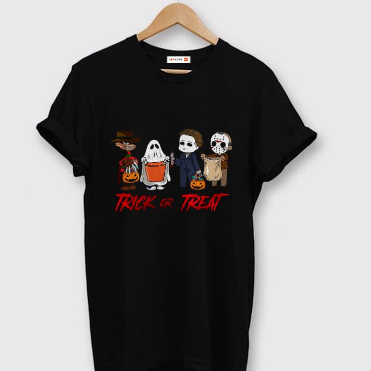 Horror Character Trick Or Treat Halloween Shirt