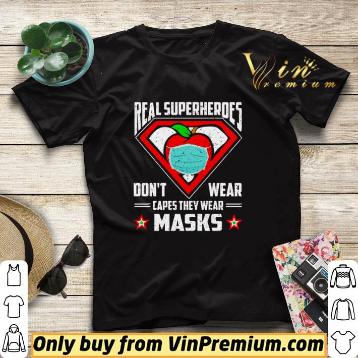 01ee0661 nice apple face mask real superheroes don t wear capes they wear masks shirt sweater 4 - Nice Apple face mask real superheroes don’t wear capes they wear masks shirt sweater