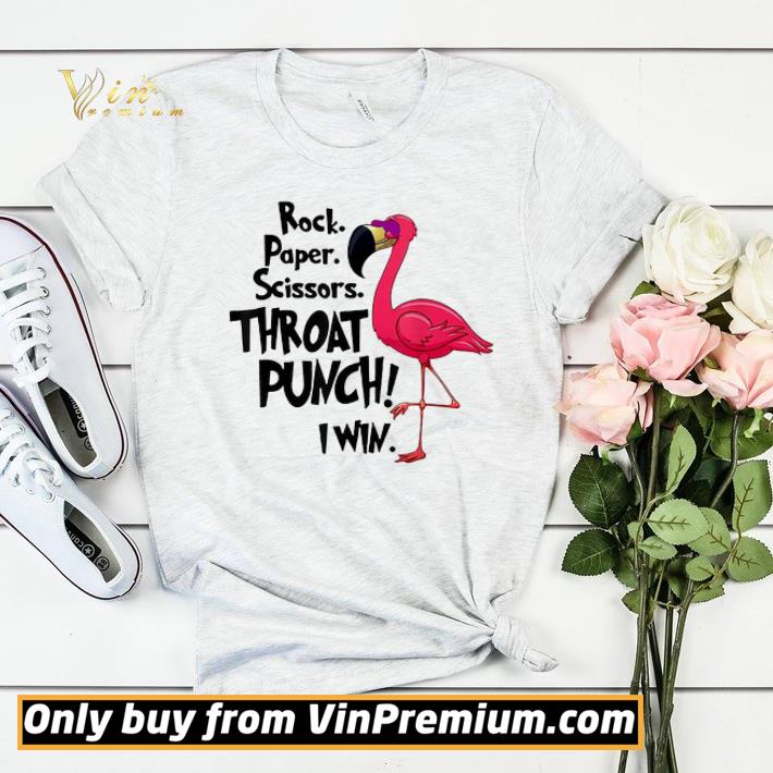 Flamingo Rock Paper Scissors Throat Punch I Win shirt sweater 03a2c7ae flamingo rock paper scissors throat punch i win shirt sweater 4 - Flamingo Rock Paper Scissors Throat Punch I Win shirt sweater