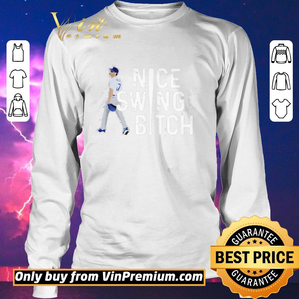 Funny Official Joe Kelly nice swing bitch baseball shirt sweater Funny Official Joe Kelly nice swing bitch baseball shirt sweater