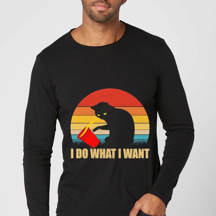 Original Sunset Cat I do what i want vintage shirt 09d737f3 original sunset cat i do what i want vintage shirt 4 - Original Sunset Cat I do what i want vintage shirt
