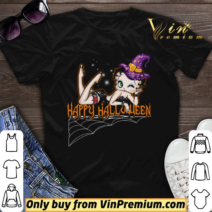Betty Boop Witch Happy Halloween shirt sweater