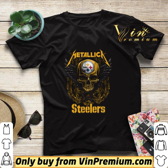 240a2129 funny skull metallica pittsburgh steelers shirt sweater 4 - Funny Skull Metallica Pittsburgh Steelers shirt sweater