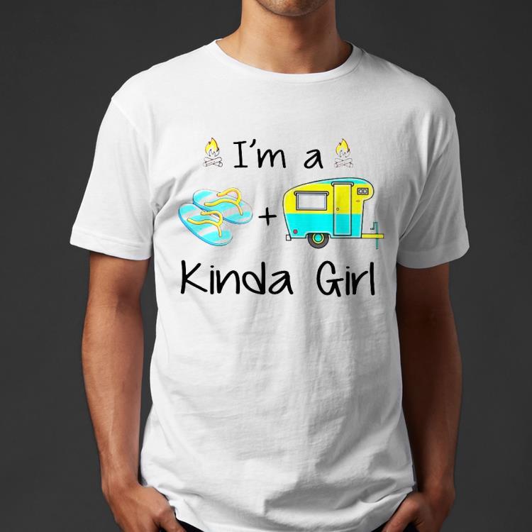26f66e95 i m a flip flop and camping kinda girl shirt 4 - I’m A Flip Flop And Camping Kinda Girl Shirt