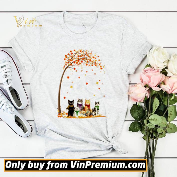 297243d2 cat group fall tree autumn shirt sweater 4 - Cat Group Fall Tree Autumn shirt sweater