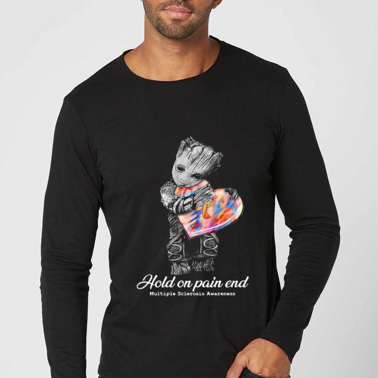 2cb56fe2 premium baby groot hold on pain end multiple sclerosis awareness heart hippie shirt 4 - Premium Baby Groot Hold On Pain End Multiple Sclerosis Awareness Heart Hippie shirt
