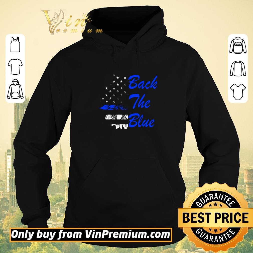 2f10729b awesome back the blue sunflower flag american shirt sweater 4 - Awesome Back the blue sunflower flag American shirt sweater