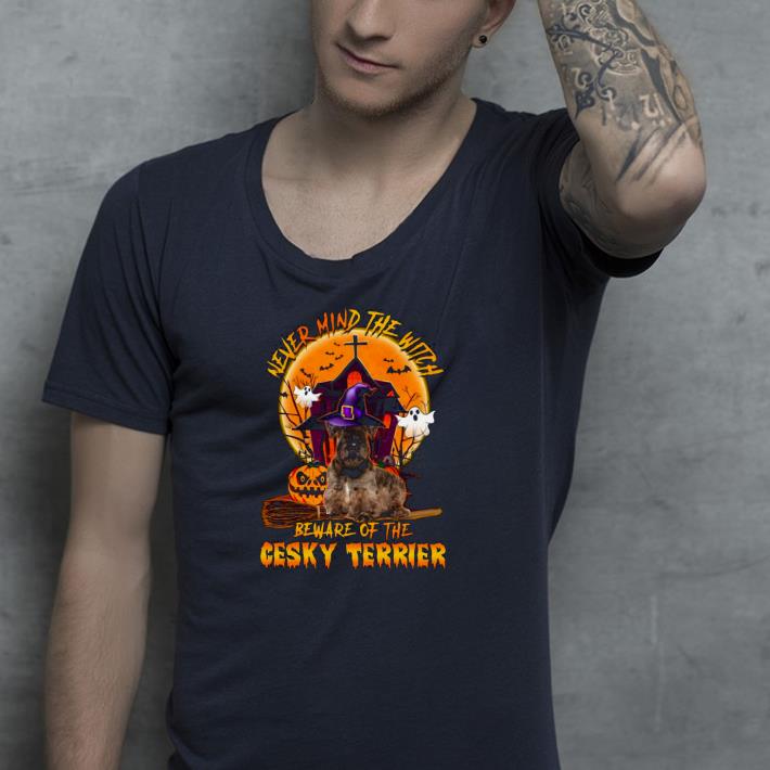 343ccbac never mind the witch beware of the cesky terrier halloween moon shirt 4 - Never Mind The Witch Beware Of The Cesky Terrier Halloween Moon Shirt