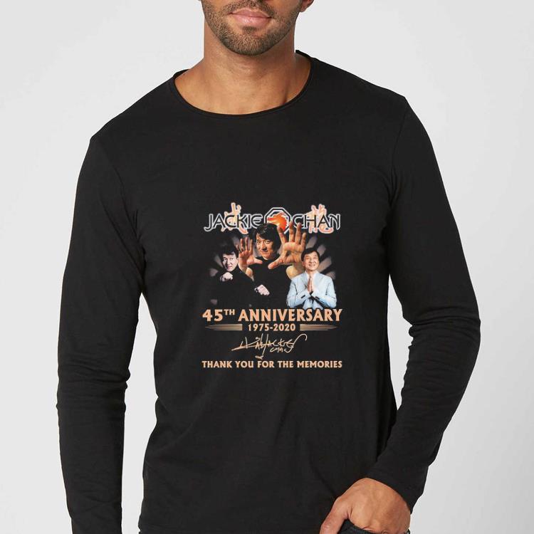 Hot Jackie Chan 45th Anniversary 1975 2020 Signature shirt 3d482653 hot jackie chan 45th anniversary 1975 2020 signature shirt 4 - Hot Jackie Chan 45th Anniversary 1975 2020 Signature shirt