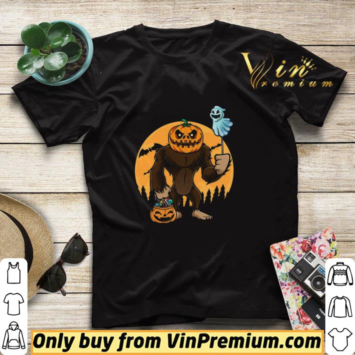 3f9cb42b bigfoot happy halloween pumpkin head shirt sweater 4 - Bigfoot Happy Halloween Pumpkin Head shirt sweater