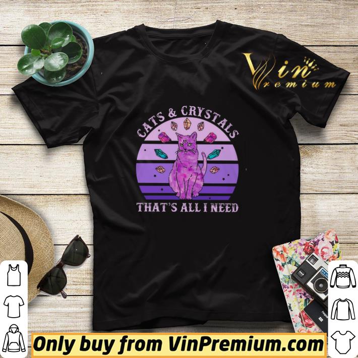 439b23cb funny cats and crystals that s all i need shirt sweater 4 - Funny Cats And Crystals That's All I Need shirt sweater