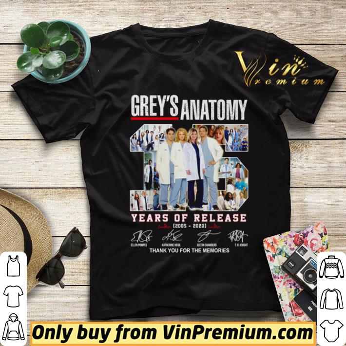 43d9c347 grey s anatomy years of release 2005 2020 thank you for the memories shirt sweater 4 - Grey’s Anatomy years of release 2005 2020 thank you for the memories shirt sweater