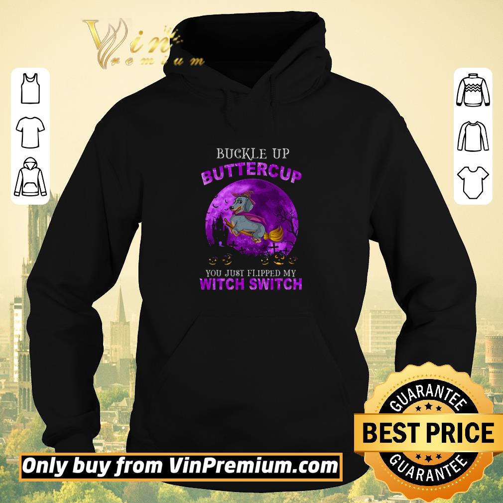 5a1b4000 pretty dachshund buckle up buttercup you just flipped my witch switch halloween purple shirt sweater 4 - Pretty Dachshund Buckle Up Buttercup You Just Flipped My Witch Switch Halloween Purple shirt sweater