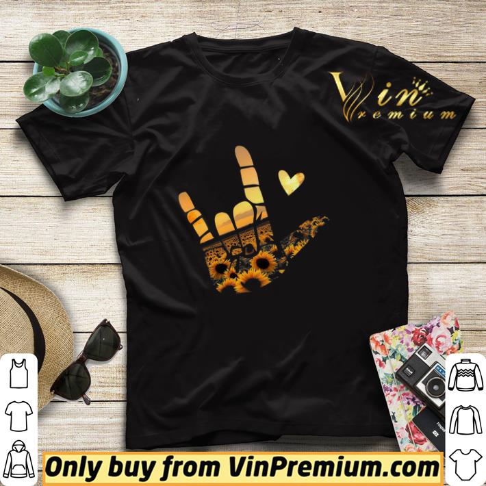 Sign Language Sunflower Heart You Are My Sunshine shirt sweater 5cb55612 sign language sunflower heart you are my sunshine shirt sweater 4 - Sign Language Sunflower Heart You Are My Sunshine shirt sweater