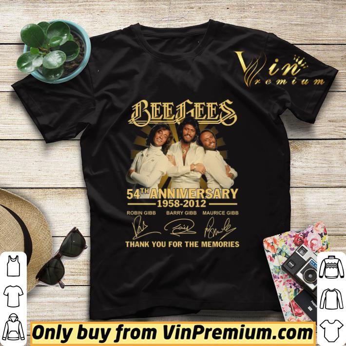 Bee Gees 54th Anniversary 1958 2012 Signature Thank You For The Memories shirt sweater 6968445c bee gees 54th anniversary 1958 2012 signature thank you for the memories shirt sweater 4 - Bee Gees 54th Anniversary 1958 2012 Signature Thank You For The Memories shirt sweater