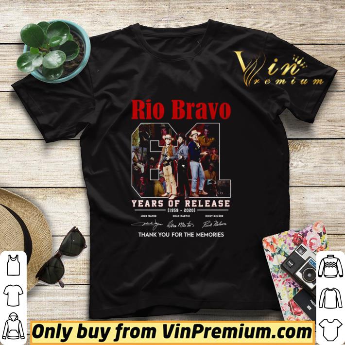6b65b866 rio bravo 81 years of release 199 2020 signatures thank you for the memories shirt sweater 4 - Rio Bravo 81 years of release 199 2020 signatures thank you for the memories shirt sweater
