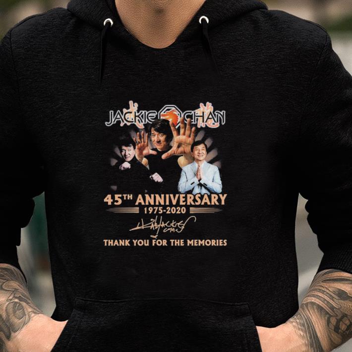 Hot Jackie Chan 45th Anniversary 1975 2020 Signature shirt