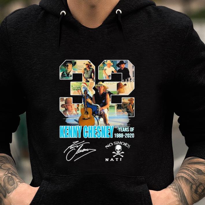 Awesome Kenny Chesney 32 Years Of 1988 2020 Signatures shirt