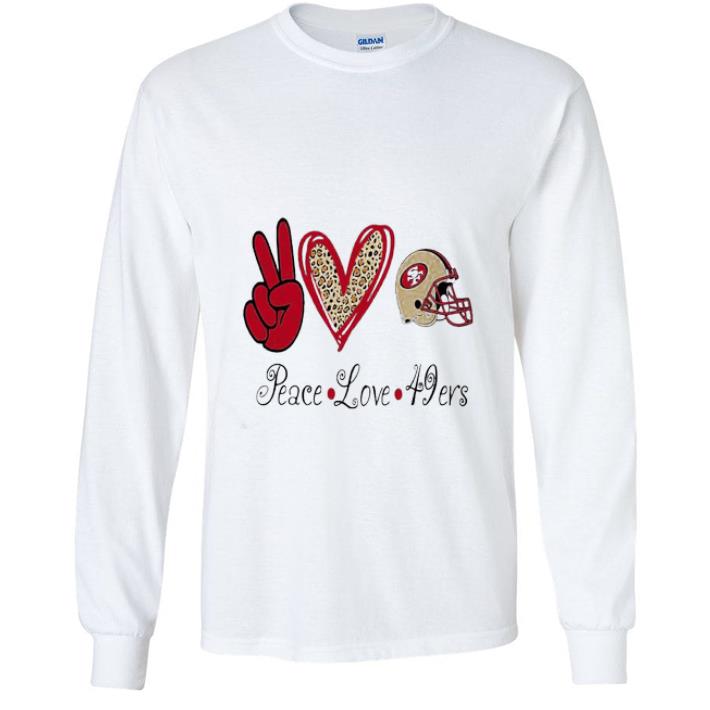 Official San Francisco 49ers Peace Love 49ers Leopard shirt 840c9a53 official san francisco 49ers peace love 49ers leopard shirt 4 - Official San Francisco 49ers Peace Love 49ers Leopard shirt