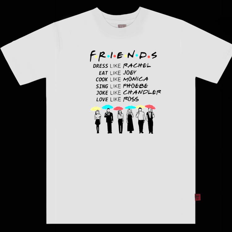 Friends Dress Like Rachel Eat Like Joey Cook Like Monica Shirt