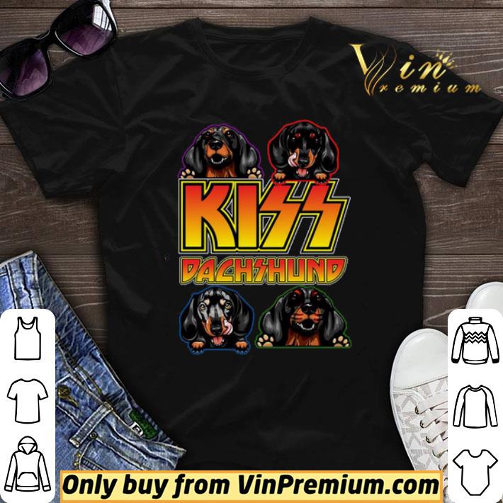 Nice Kiss Dachshund Kiss band mashup dachshund shirt sweater