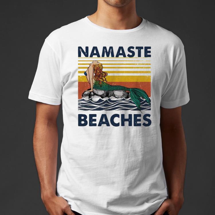 8f779577 mermaid namaste beaches vintage shirt 4 - Mermaid Namaste Beaches Vintage Shirt