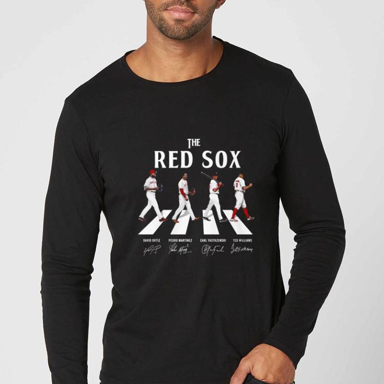 Premium The Boston Red Sox Walking The Abbey Road Signatures shirt 99806f66 premium the boston red sox walking the abbey road signatures shirt 4 - Premium The Boston Red Sox Walking The Abbey Road Signatures shirt