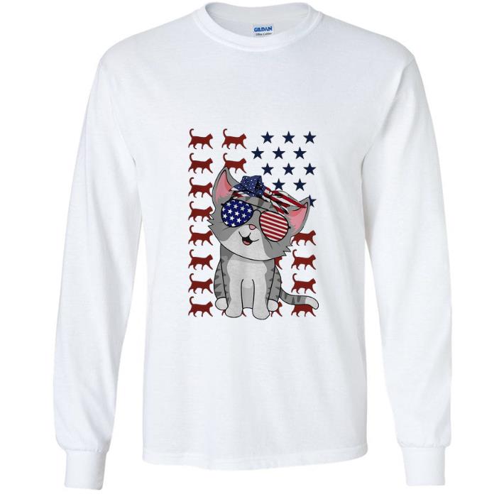 9c78a433 top american flag cats sunglasses shirt 4 - Top American Flag Cats Sunglasses shirt