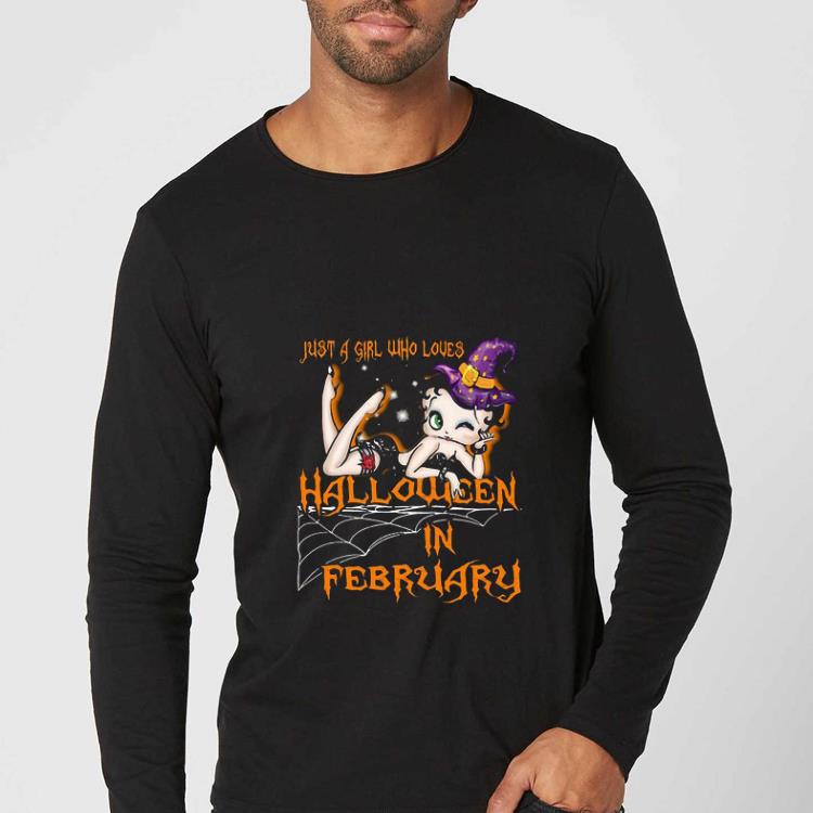 Premium Betty Boop Just A Girl Who Loves Halloween In February shirt 9d480905 premium betty boop just a girl who loves halloween in february shirt 4 - Premium Betty Boop Just A Girl Who Loves Halloween In February shirt
