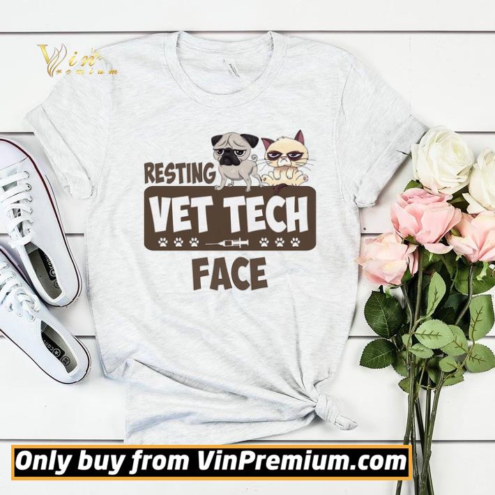 Pug And Grumpy Cat Resting Vet Tech Face shirt sweater 9ed60482 pug and grumpy cat resting vet tech face shirt sweater 4 - Pug And Grumpy Cat Resting Vet Tech Face shirt sweater