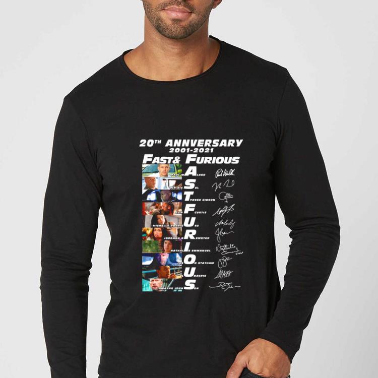Awesome 20th Anniversary 2001-2020 Fast And Furious All Character Signatures shirt 9eedb95c awesome 20th anniversary 2001 2020 fast and furious all character signatures shirt 4 - Awesome 20th Anniversary 2001-2020 Fast And Furious All Character Signatures shirt
