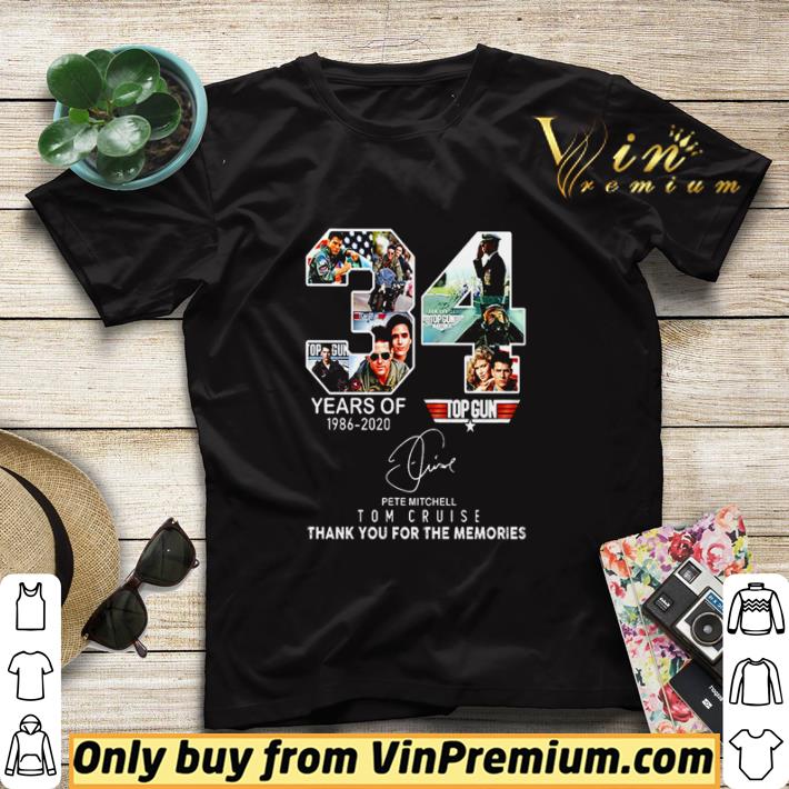 34 years of Top Gun 1986 2020 Tom Cruise shirt sweater ad48d2b9 34 years of top gun 1986 2020 tom cruise shirt sweater 4 - 34 years of Top Gun 1986 2020 Tom Cruise shirt sweater