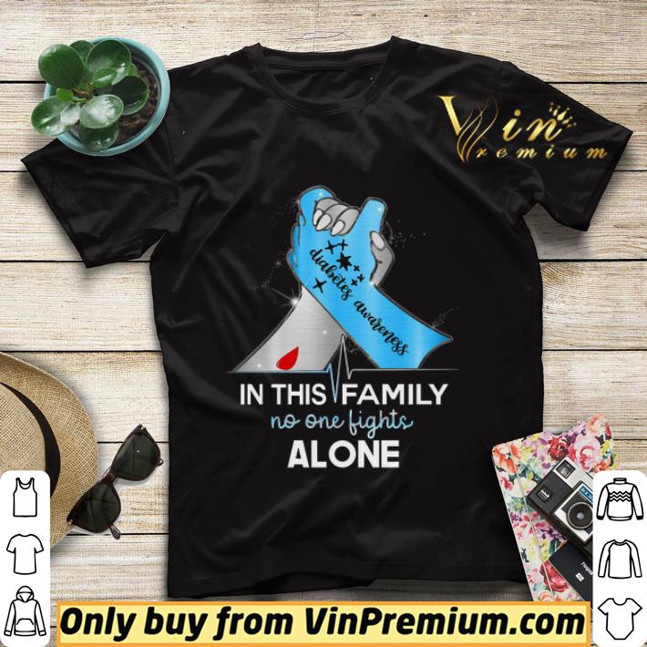 b7bd41cb hand diabetes awareness in this family no one fights alone shirt sweater 4 - Hand Diabetes Awareness In This Family No One Fights Alone shirt sweater
