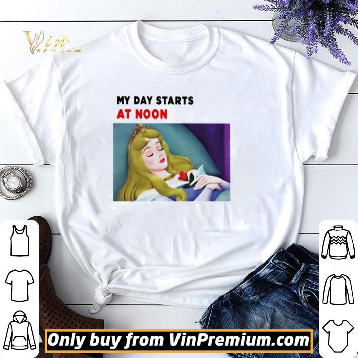 Awesome Aurora My day starts at noon shirt sweater