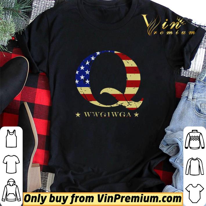 Q Wwgiwga American Flag shirt sweater Q Wwgiwga American Flag shirt sweater