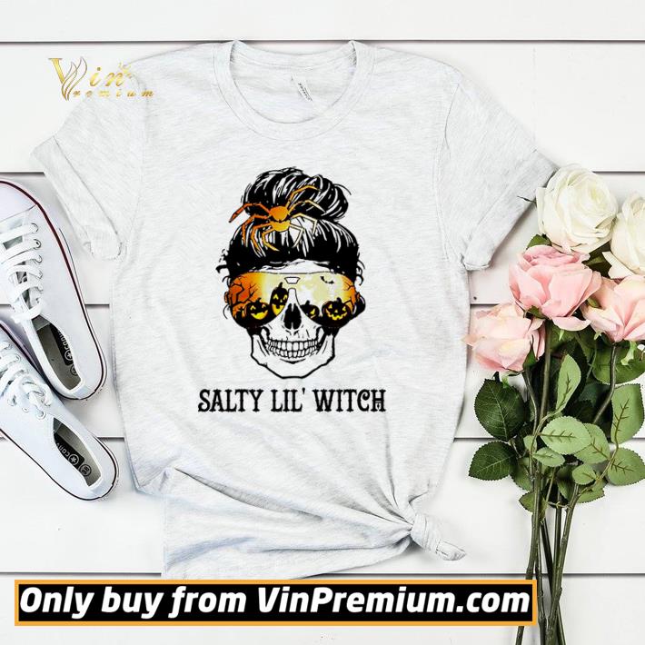 Awesome Halloween Skull salty lil’ witch shirt sweater c80d90b7 awesome halloween skull salty lil witch shirt sweater 4 - Awesome Halloween Skull salty lil’ witch shirt sweater