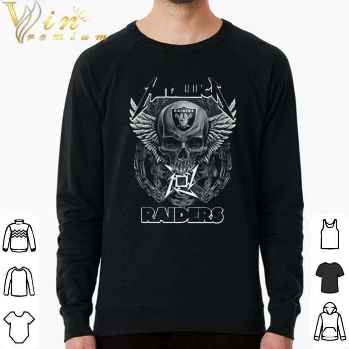 Top Skull Metallic Raiders shirt sweater cc10fb82 top skull metallic raiders shirt sweater 4 - Top Skull Metallic Raiders shirt sweater
