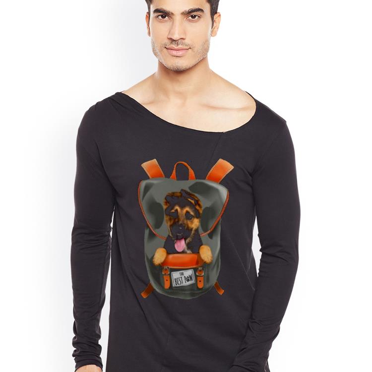 German shepherd in the backpack the best paw Shirt cfc137de german shepherd in the backpack the best paw shirt 4 - German shepherd in the backpack the best paw Shirt