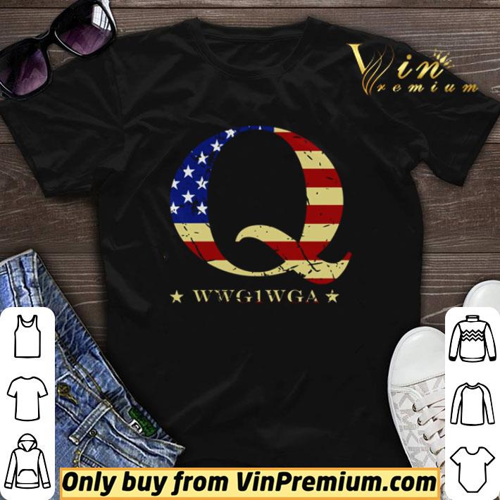 Q Wwgiwga American Flag shirt sweater Q Wwgiwga American Flag shirt sweater