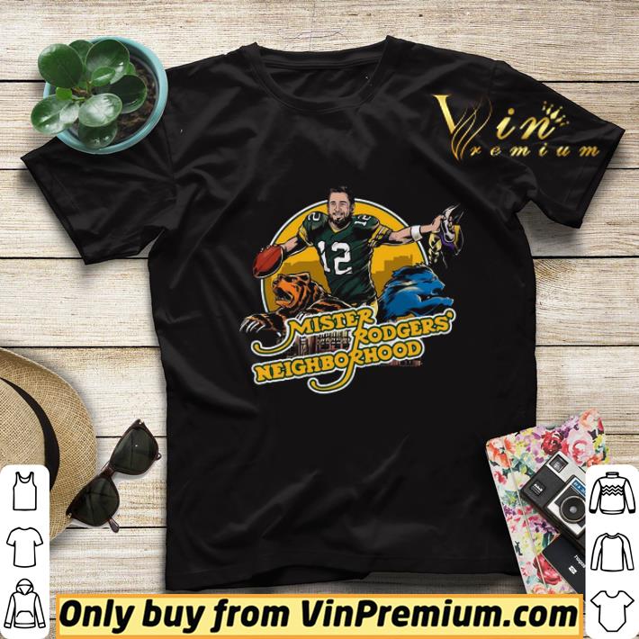 d8868658 aaron rodgers mister rogers neighborhood shirt sweart 4 - Aaron Rodgers Mister Rogers’ Neighborhood shirt sweart