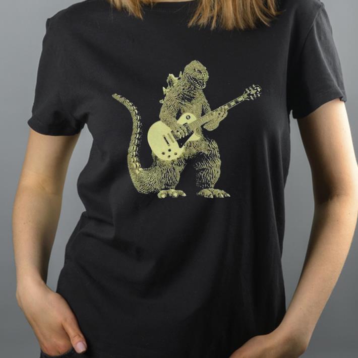 df905bfa teen godzilla tee playing guitar shirt 4 - Teen Godzilla Tee Playing Guitar Shirt