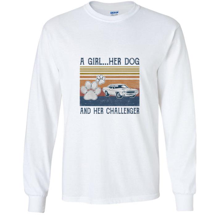 Original A Girl Her Dog Paw And Her Challenger Vintage shirt ec99a32b original a girl her dog paw and her challenger vintage shirt 4 - Original A Girl Her Dog Paw And Her Challenger Vintage shirt